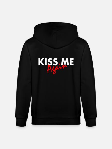 Kiss me again - Stanley/Stella CULTIVATOR  Unisex Organic Hooded Jacket - black
