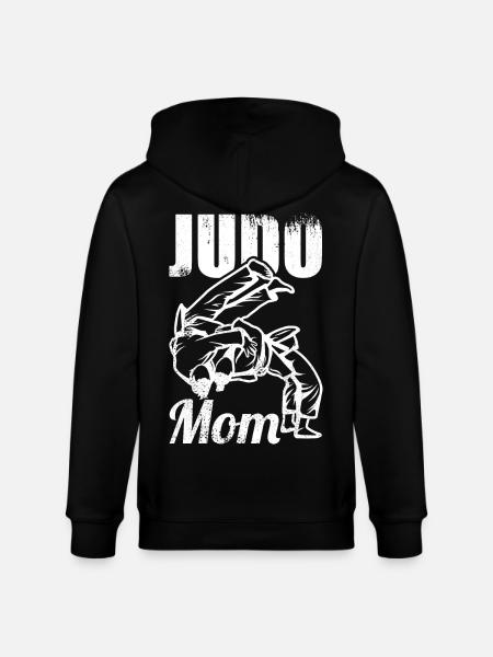 Judo Mama - Stanley/Stella CULTIVATOR  Unisex Organic Hooded Jacket - black