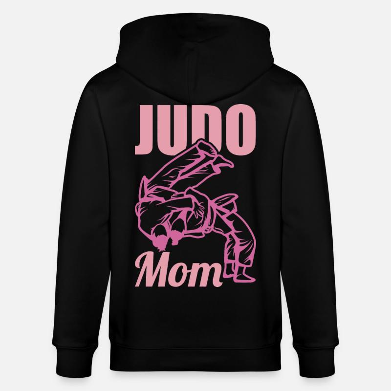 Judo Mutter - Stanley/Stella Unisex Bio-Kapuzenjacke CULTIVATOR  - Schwarz