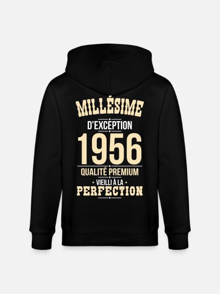 1956 – Millésime d’exception – Qualité premium - Veste à capuche bio CULTIVATOR Stanley/Stella Unisexe - noir