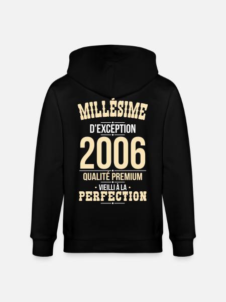 2006 – Millésime d’exception – Qualité premium - Veste à capuche bio CULTIVATOR Stanley/Stella Unisexe - noir
