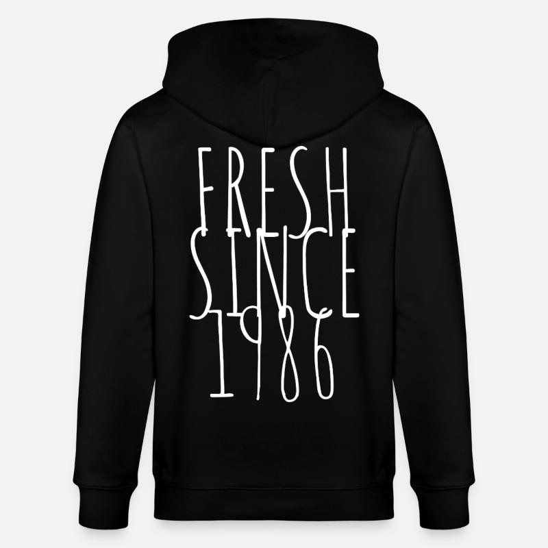 Fresh since 1986 - Stanley/Stella Unisex Bio-Kapuzenjacke CULTIVATOR  - Schwarz