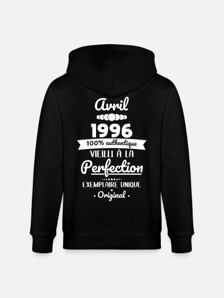 30th Anniversary - April 1996 Original - Stanley/Stella CULTIVATOR  Unisex Organic Hooded Jacket - black