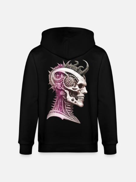 The age of madness - Stanley/Stella CULTIVATOR Unisex Organic Hooded Jacket - black