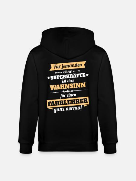Fahrlehrer - Held - Stanley/Stella Unisex Bio-Kapuzenjacke CULTIVATOR  - Schwarz
