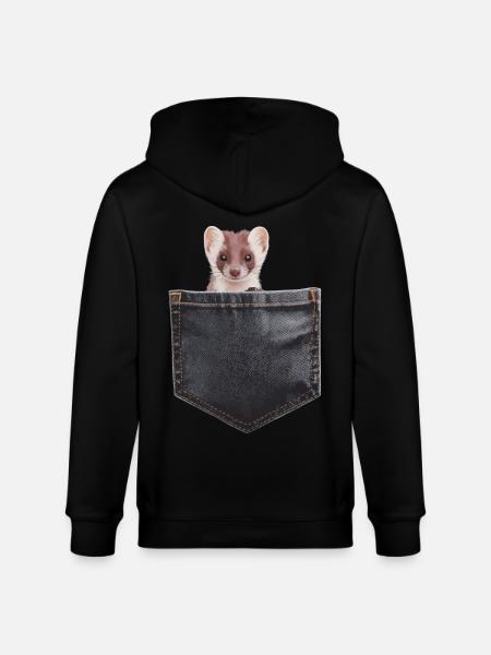 Wiesel - Stanley/Stella Unisex Bio-Kapuzenjacke CULTIVATOR - Schwarz