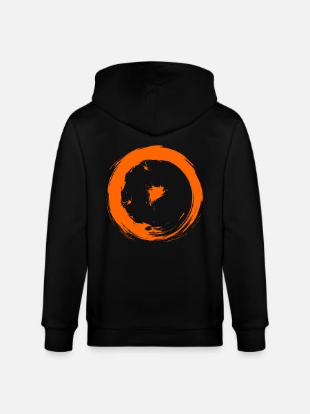 Astronomical symbols sun - Stanley/Stella CULTIVATOR  Unisex Organic Hooded Jacket - black