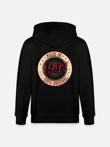Fabriqué en 1992, l’original - Veste à capuche bio CULTIVATOR Stanley/Stella Unisexe - noir