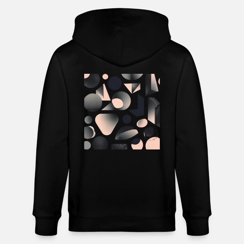 Traummuster 22 - Stanley/Stella Unisex Bio-Kapuzenjacke CULTIVATOR  - Schwarz