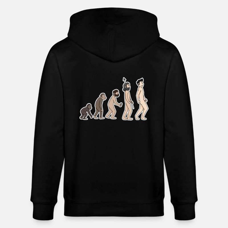 Evolution - Stanley/Stella Unisex Bio-Kapuzenjacke CULTIVATOR  - Schwarz