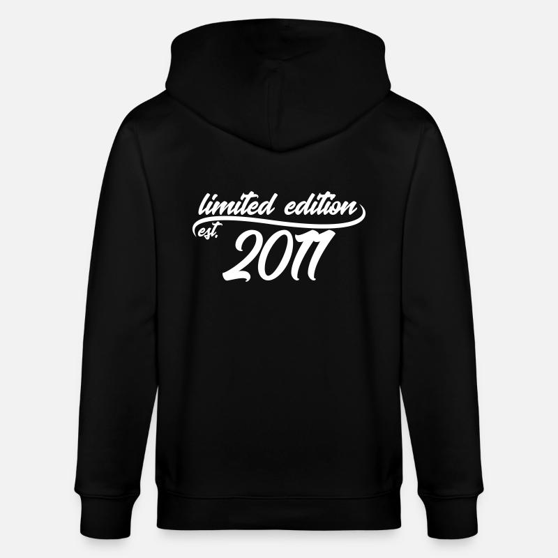 Limited Edition est 2011 - Stanley/Stella Unisex Bio-Kapuzenjacke CULTIVATOR  - Schwarz