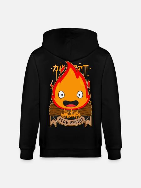 de feu - Veste à capuche bio CULTIVATOR Stanley/Stella Unisexe - noir