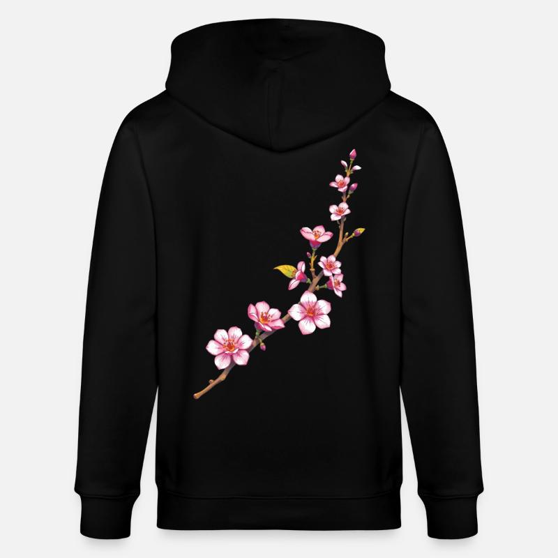 Fleur - Veste à capuche bio CULTIVATOR Stanley/Stella Unisexe - noir