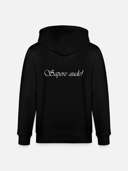 Sapere Aude! - Veste à capuche bio CULTIVATOR Stanley/Stella Unisexe - noir