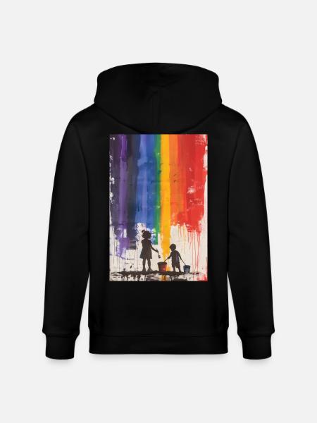 Colourful - Stanley/Stella CULTIVATOR Unisex Organic Hooded Jacket - black