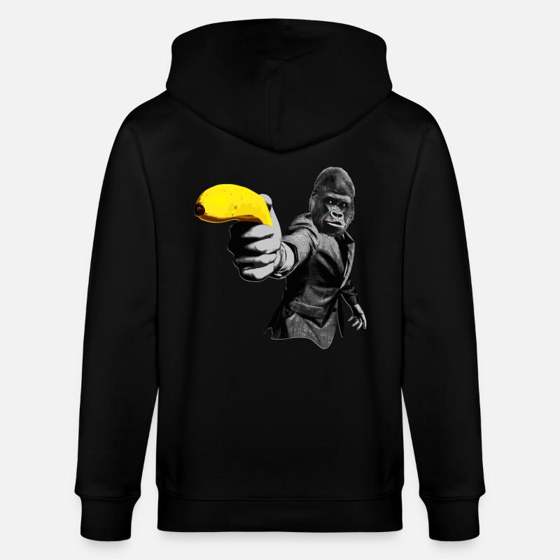 Officier Ape 001 - Veste à capuche bio CULTIVATOR Stanley/Stella Unisexe - noir