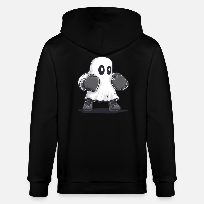 Boxender Geist - Stanley/Stella Unisex Bio-Kapuzenjacke CULTIVATOR  - Schwarz