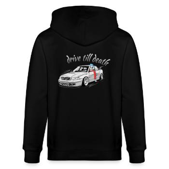 S4 B5 Limousine drive till death - Stanley/Stella Unisex Bio-Kapuzenjacke CULTIVATOR  - Schwarz - Hinten - Anna (173cm)