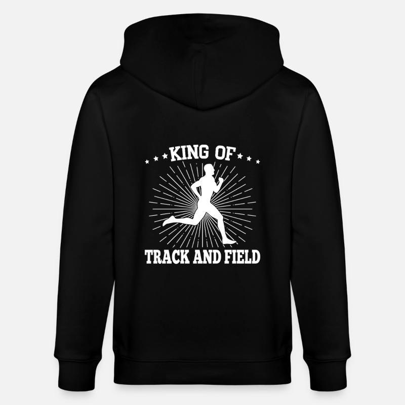 Athlétisme Roi de l’athlétisme - Veste à capuche bio CULTIVATOR Stanley/Stella Unisexe - noir