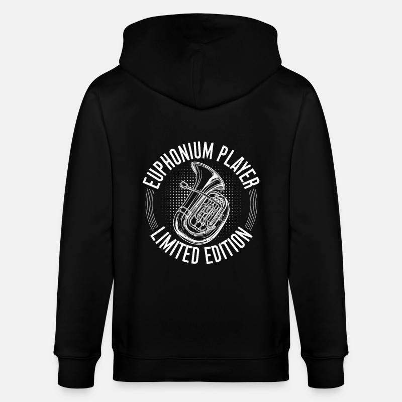 Bariton Player Limited Edition Euphonium - Stanley/Stella Unisex Bio-Kapuzenjacke CULTIVATOR  - Schwarz