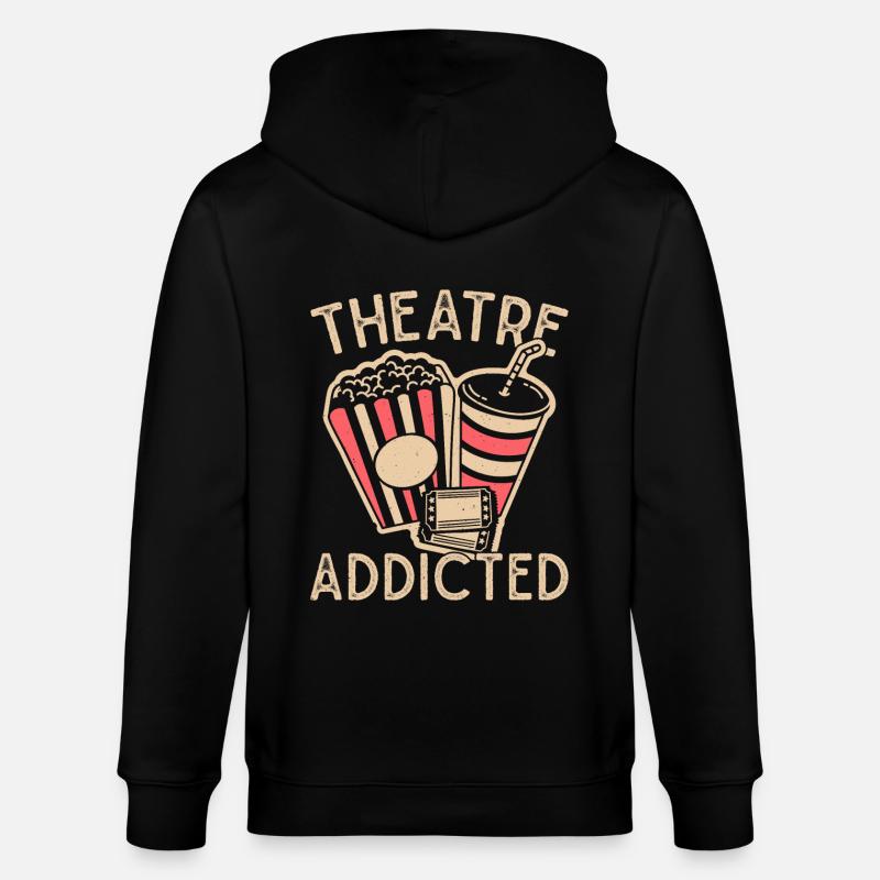 Idée cadeau Musical Addicted - Veste à capuche bio CULTIVATOR Stanley/Stella Unisexe - noir