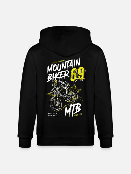 VTT - VTTistes - VTT - VTT - Veste à capuche bio CULTIVATOR Stanley/Stella Unisexe - noir