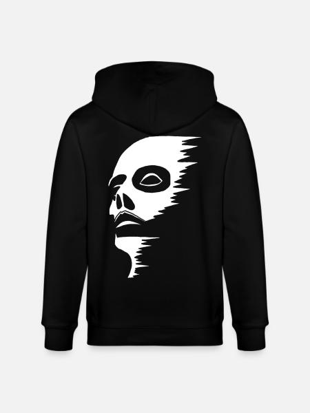 Visage fantomatique - Veste à capuche bio CULTIVATOR Stanley/Stella Unisexe - noir