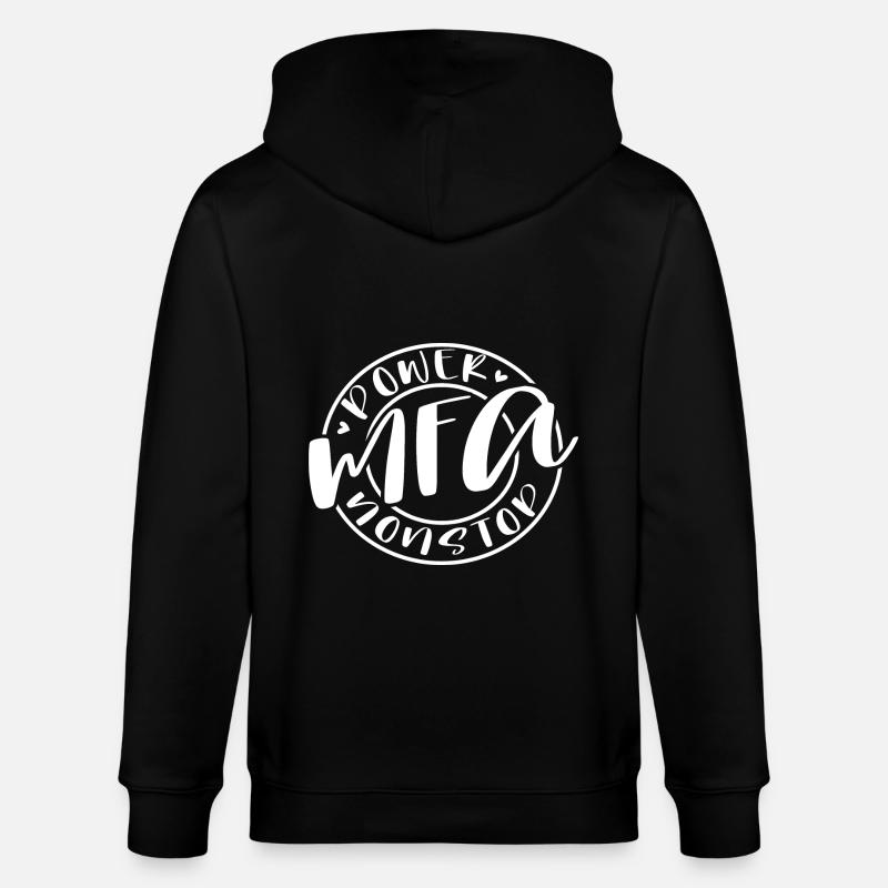Arzthelferin Power MFA - Stanley/Stella Unisex Bio-Kapuzenjacke CULTIVATOR  - Schwarz