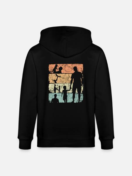 Dad Father Father's Day Gift - Stanley/Stella CULTIVATOR Unisex Organic Hooded Jacket - black