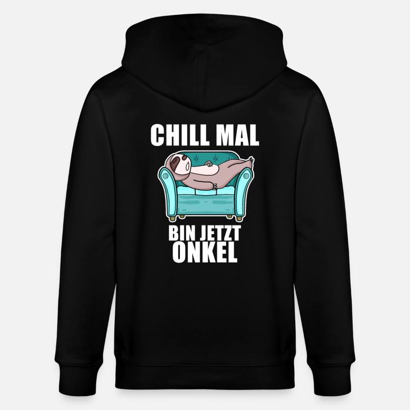 Neffe Onkel Geschenk - Stanley/Stella Unisex Bio-Kapuzenjacke CULTIVATOR  - Schwarz