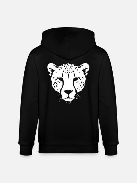 Guépard - Veste à capuche bio CULTIVATOR Stanley/Stella Unisexe - noir