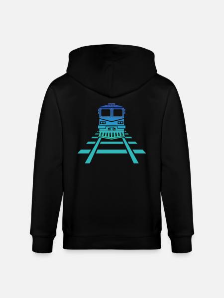Railway Station Railway Model Railway - Stanley/Stella CULTIVATOR Unisex Organic Hooded Jacket - black
