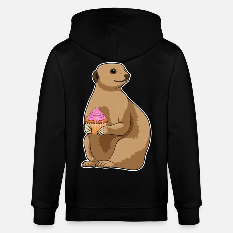 Muffin suricate - Veste à capuche bio CULTIVATOR Stanley/Stella Unisexe - noir