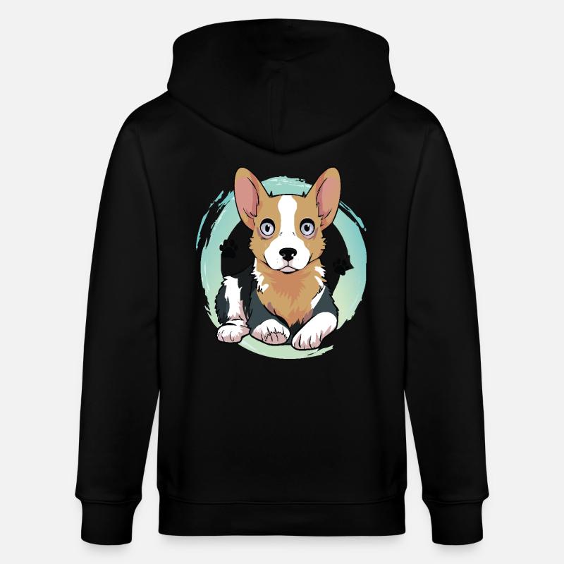 Chiot -1 - Veste à capuche bio CULTIVATOR Stanley/Stella Unisexe - noir