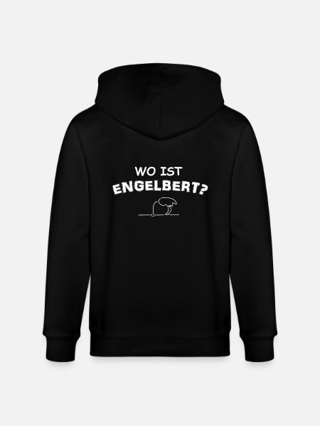 WHERE IS ANGEL WITH BIRD? - Stanley/Stella CULTIVATOR Unisex Organic Hooded Jacket - black
