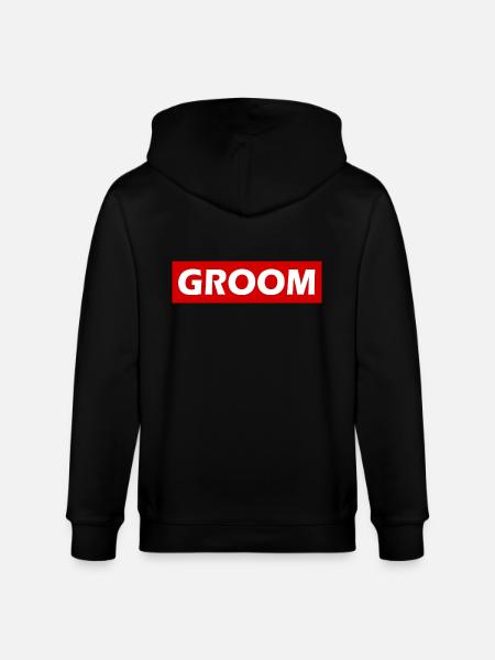 Groom - Stanley/Stella Unisex Bio-Kapuzenjacke CULTIVATOR - Schwarz