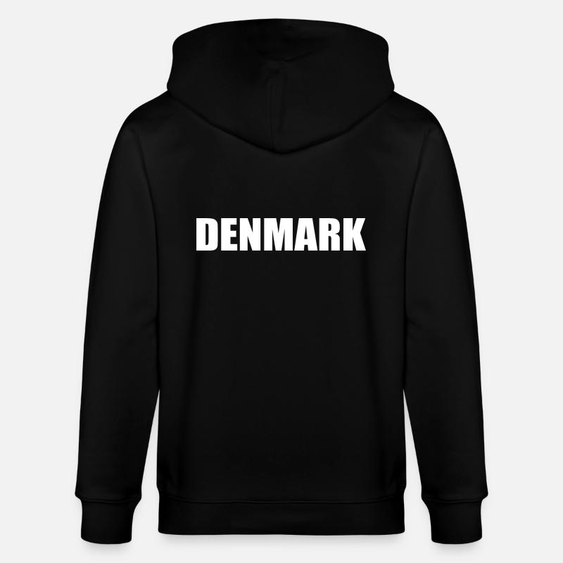 Dänemark - Stanley/Stella Unisex Bio-Kapuzenjacke CULTIVATOR  - Schwarz
