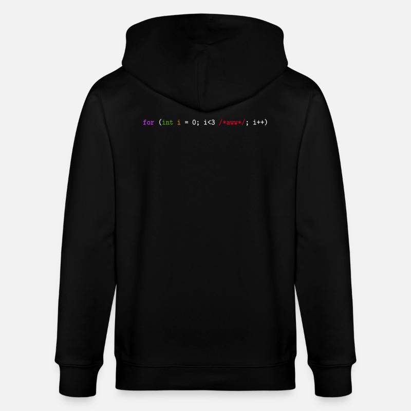 Programmierer, Software, Informatik, Developer - Stanley/Stella Unisex Bio-Kapuzenjacke CULTIVATOR  - Schwarz