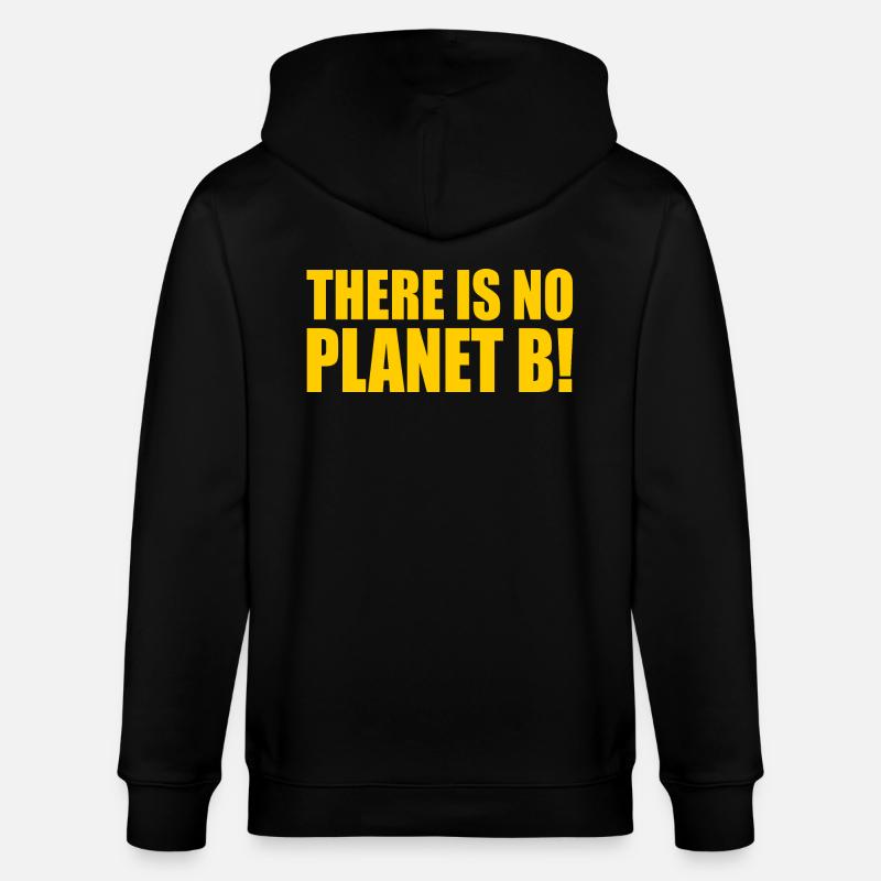 There is no planet B - Stanley/Stella Unisex Bio-Kapuzenjacke CULTIVATOR  - Schwarz