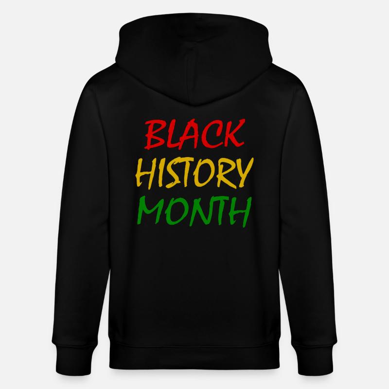 Black history month - Veste à capuche bio CULTIVATOR Stanley/Stella Unisexe - noir