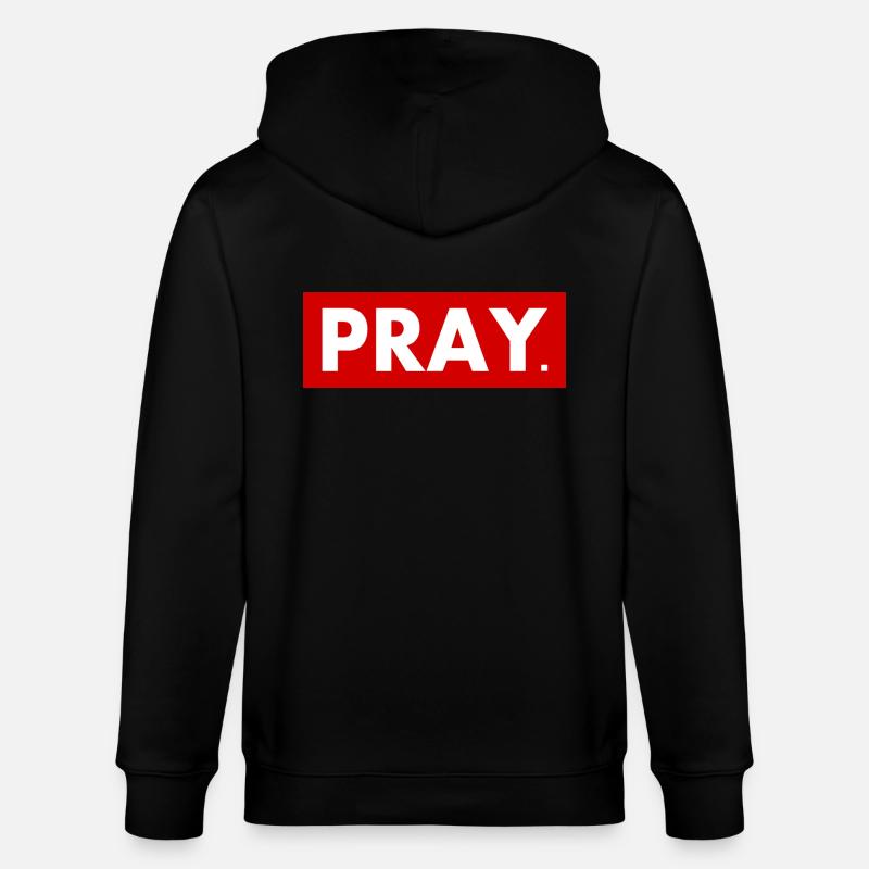 Pray - Veste à capuche bio CULTIVATOR Stanley/Stella Unisexe - noir