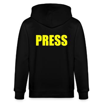 Press - Stanley/Stella CULTIVATOR  Unisex Organic Hooded Jacket - black - Back - Anna (173cm)