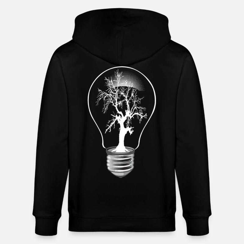 Tree light - Veste à capuche bio CULTIVATOR Stanley/Stella Unisexe - noir