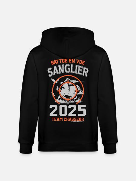 Driven Boar 2025 Hunter Equipment - Stanley/Stella CULTIVATOR  Unisex Organic Hooded Jacket - black