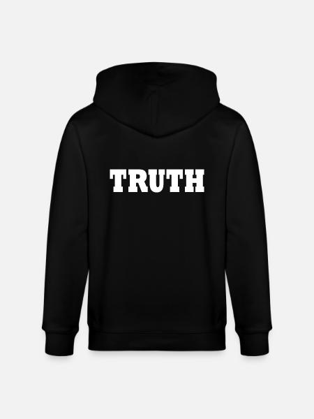 Truth - Stanley/Stella CULTIVATOR Unisex Organic Hooded Jacket - black