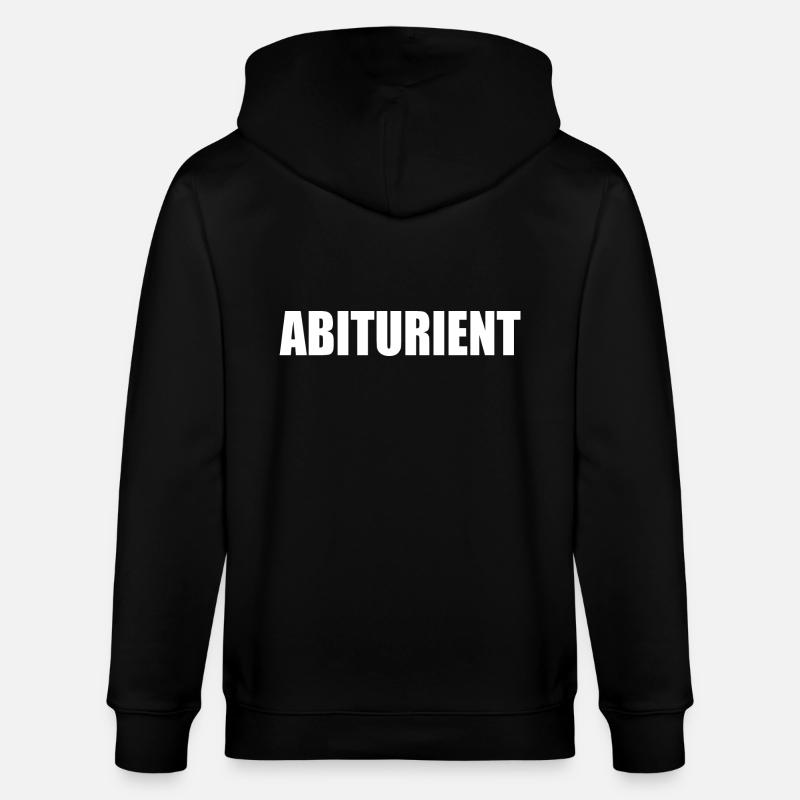 Abiturient - Stanley/Stella Unisex Bio-Kapuzenjacke CULTIVATOR  - Schwarz