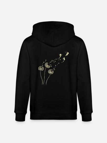 Löwenzahn Elfe - Stanley/Stella Unisex Bio-Kapuzenjacke CULTIVATOR - Schwarz