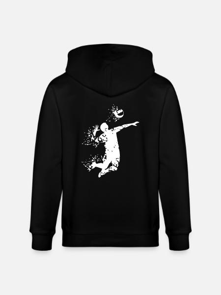 volley- - Veste à capuche bio CULTIVATOR Stanley/Stella Unisexe - noir