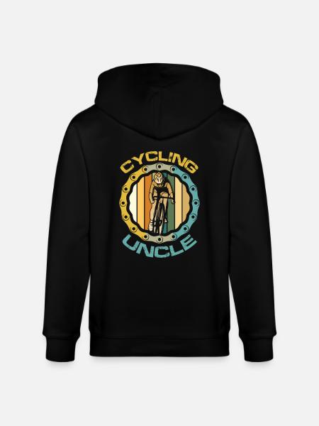 Vélo de course Oncle - Veste à capuche bio CULTIVATOR Stanley/Stella Unisexe - noir