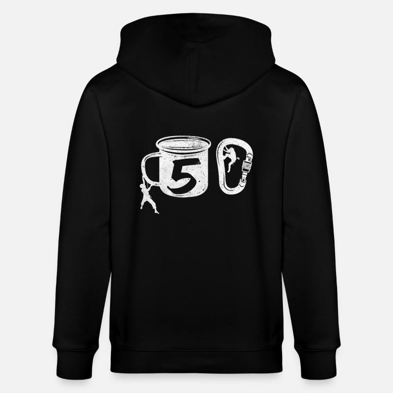 Klettern 50 - Stanley/Stella Unisex Bio-Kapuzenjacke CULTIVATOR  - Schwarz